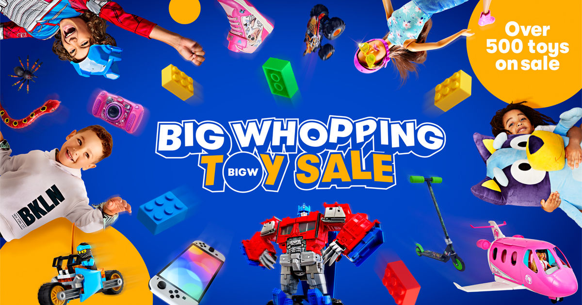 BIG W Launches Big Whopping Toy Sale