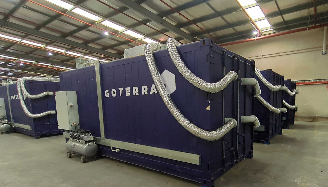 Goterra food waste processing unit