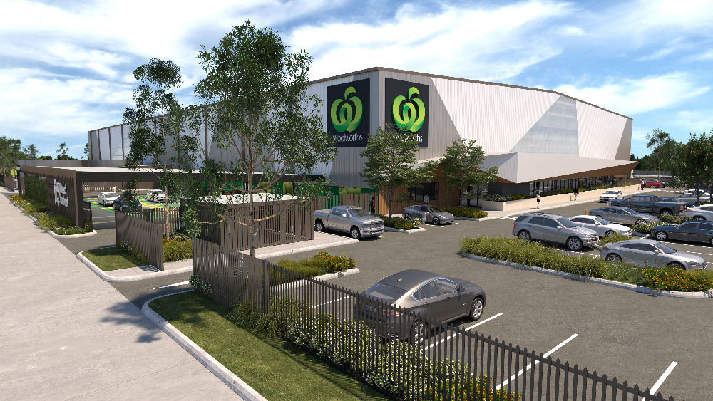 Render of new customer fulfillment centre