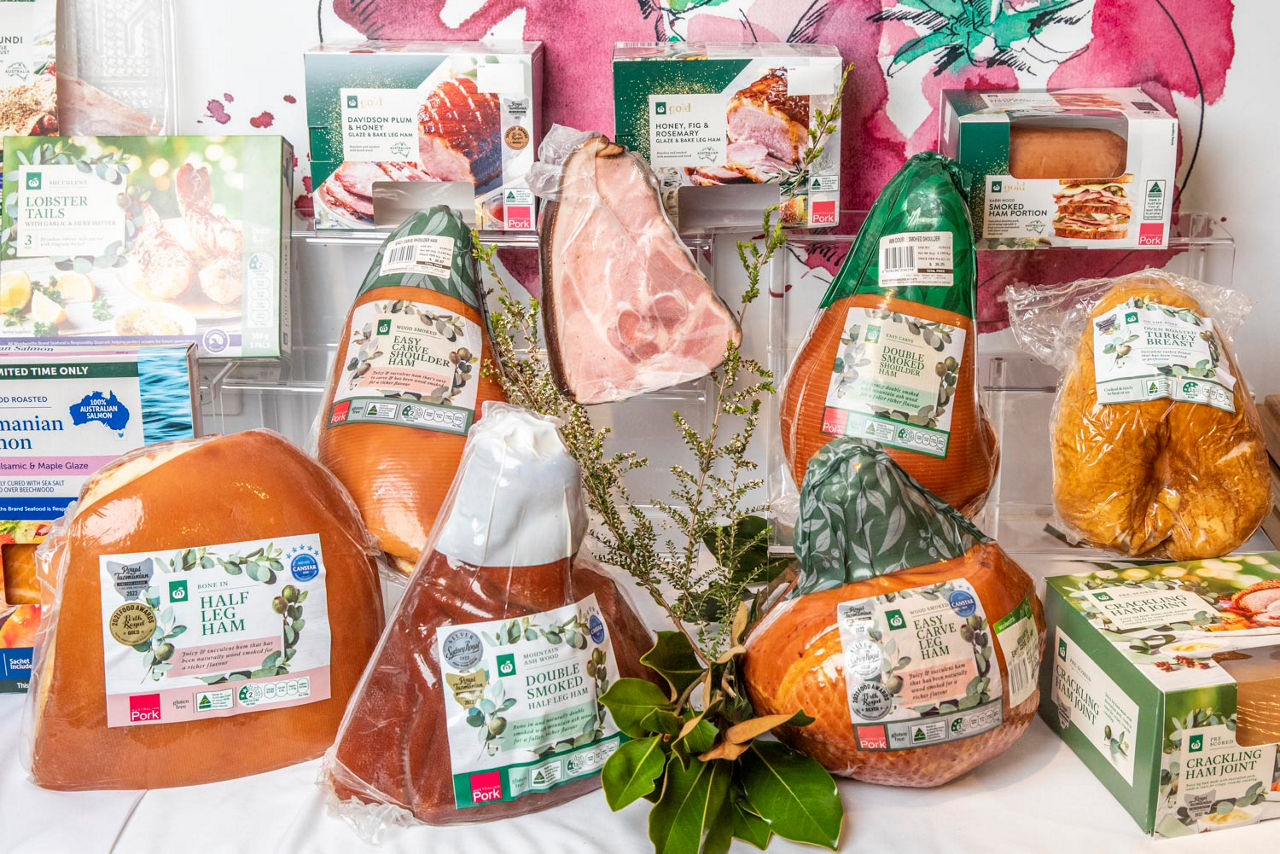 Photo of Woolworths Christmas ham range