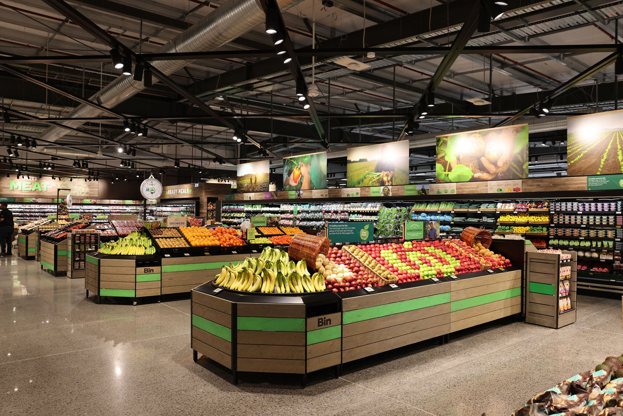 Interior of Woolworths New Zealand store