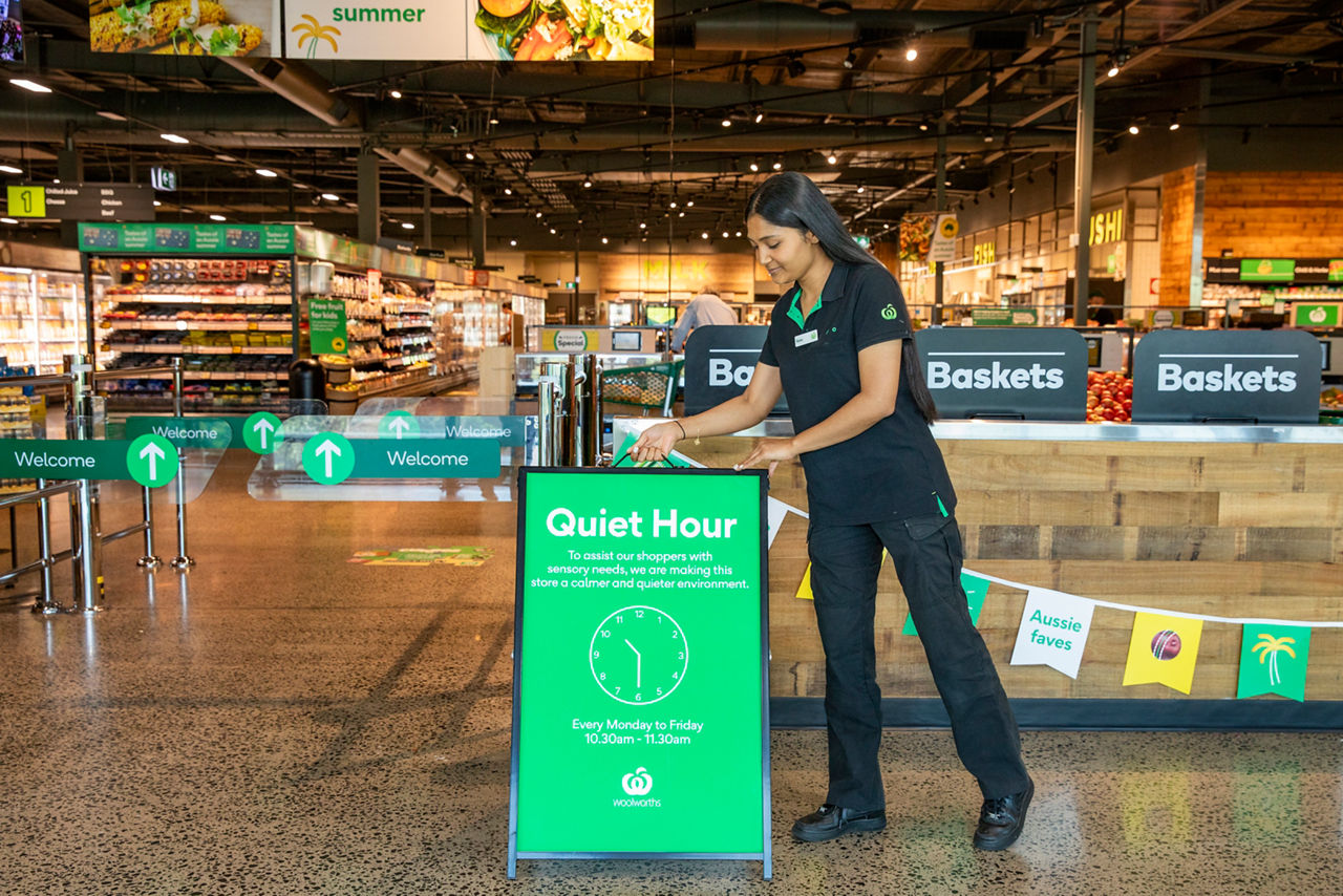 Woolworths extends Quiet Hour 