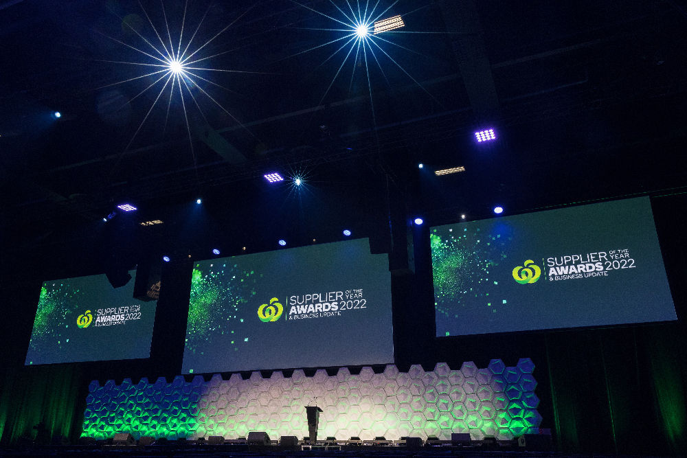 Woolworths Awards event