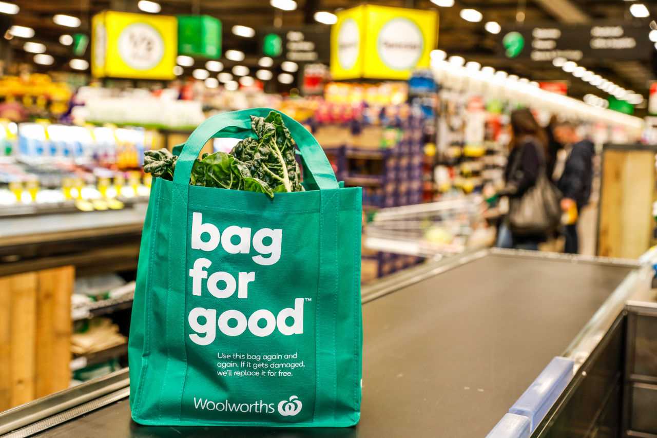 Woolworths reusable bags