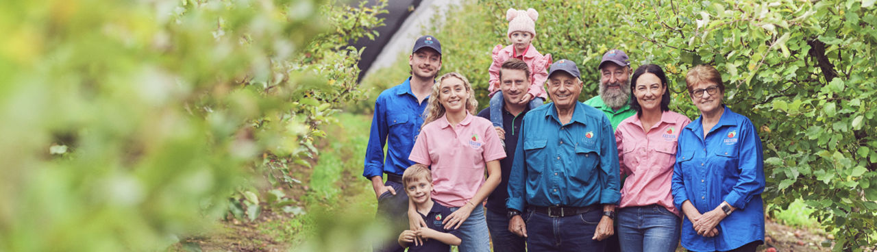 Baronio family of  Eastern Colour Farm