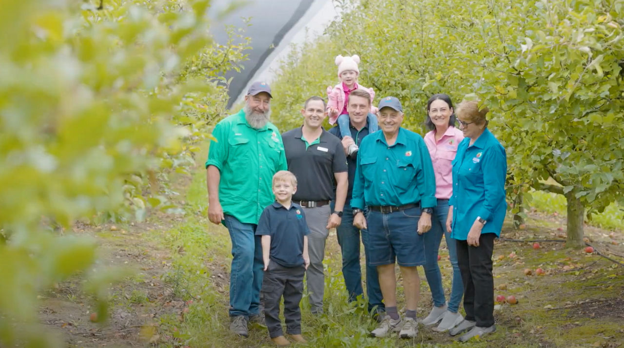 Baronio family of  Eastern Colour Farm